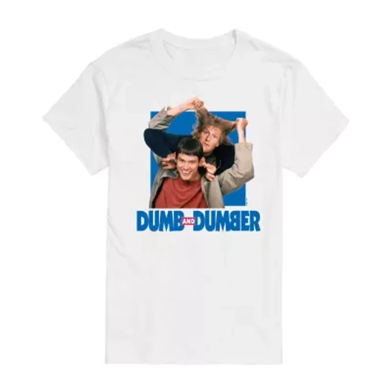 Mens Short Sleeve Dumb and Dumber Graphic T-Shirt