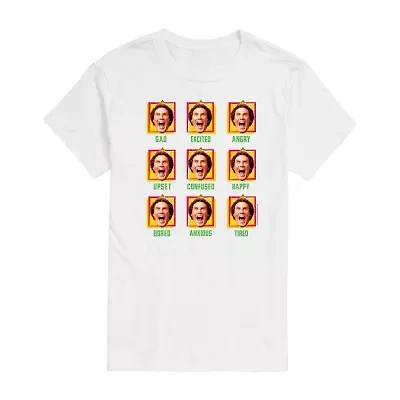 Mens Short Sleeve Elf Graphic T-Shirt