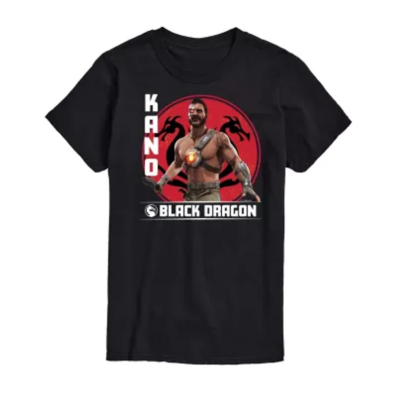 Mens Short Sleeve Mortal Kombat Graphic T-Shirt