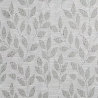 Max Blackout Leaf Reversible Grommet Top Energy Saving 100% Single Curtain Panel
