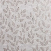 Max Blackout Leaf Reversible Grommet Top Energy Saving 100% Single Curtain Panel