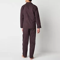 Stafford Modal Mens Long Sleeve 2-pc. Pajama Sets