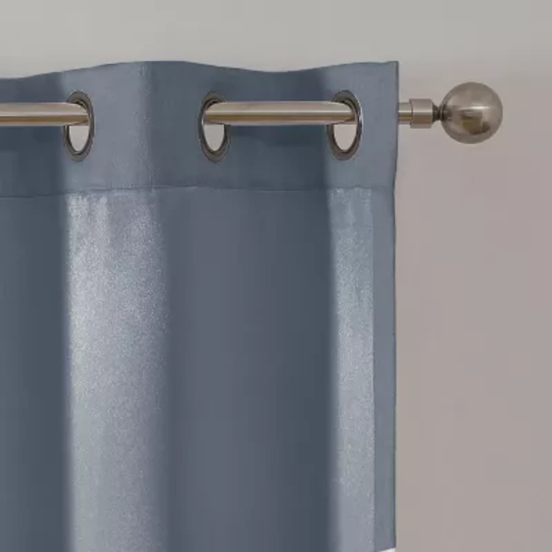 Regal Home Ayden Solid Grommet Top Energy Saving Blackout Single Curtain Panel