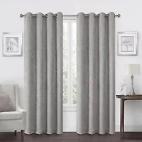 Regal Home Ayden Solid Grommet Top Energy Saving Blackout Single Curtain Panel