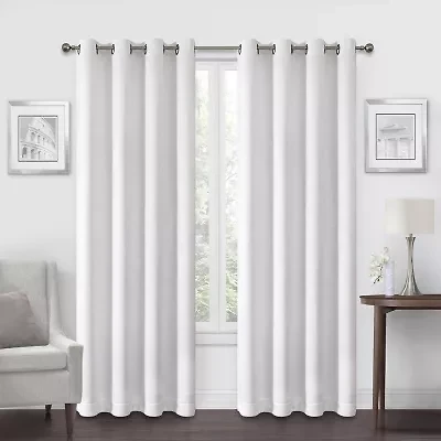 Regal Home Ayden Solid Grommet Top Energy Saving Blackout Single Curtain Panel