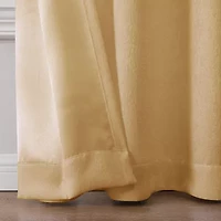 Regal Home Ayden Solid Grommet Top Energy Saving Blackout Single Curtain Panel