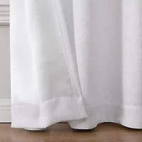 Regal Home Ayden Solid Grommet Top Energy Saving Blackout Single Curtain Panel