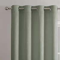 Regal Home Ayden Solid Grommet Top Energy Saving Blackout Single Curtain Panel