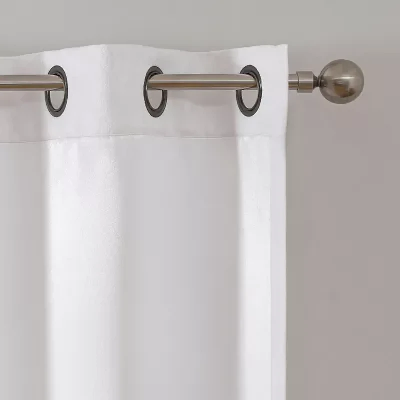 Regal Home Ayden Solid Grommet Top Energy Saving Blackout Single Curtain Panel