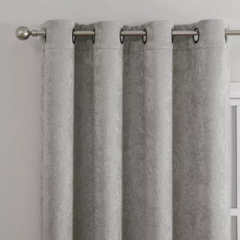 Regal Home Ayden Solid Grommet Top Energy Saving Blackout Single Curtain Panel