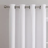 Regal Home Ayden Solid Grommet Top Energy Saving Blackout Single Curtain Panel