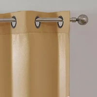 Regal Home Ayden Solid Grommet Top Energy Saving Blackout Single Curtain Panel