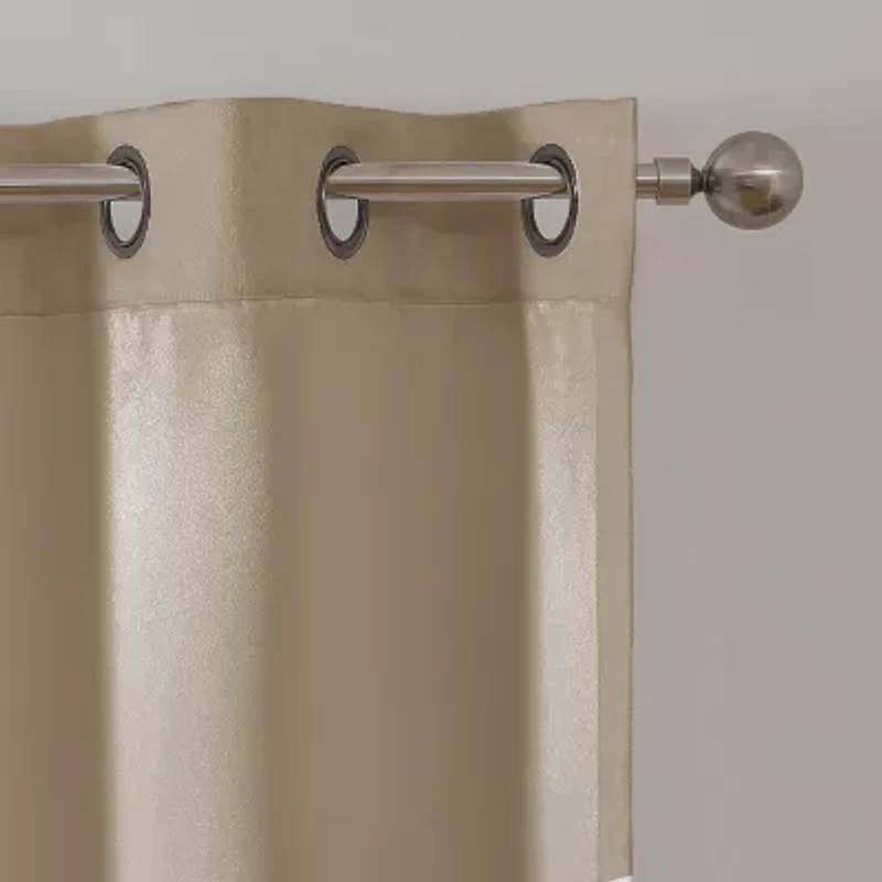 Regal Home Ayden Solid Grommet Top Energy Saving Blackout Single Curtain Panel