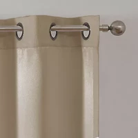 Regal Home Ayden Solid Grommet Top Energy Saving Blackout Single Curtain Panel