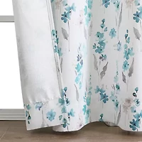 Regal Home Isla Printed Grommet Top Energy Saving Blackout Set of 2 Curtain Panel