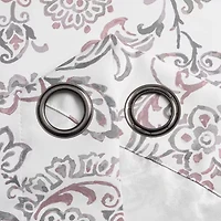Regal Home Kelvis Printed Grommet Top Energy Saving Blackout Set of 2 Curtain Panel