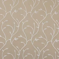 Regal Home Novah Embroidered Grommet Top Energy Saving Blackout Set of 2 Curtain Panel