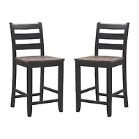Wenzel 2-pc. Counter Height Bar Stool