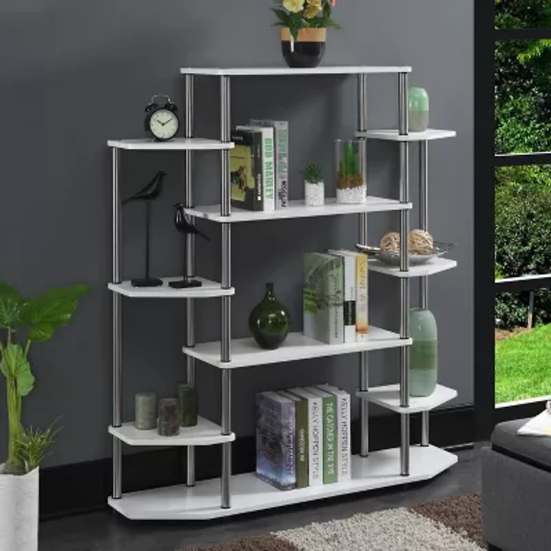 Designs2go Office And Library Collection 10-Shelf Bookcase