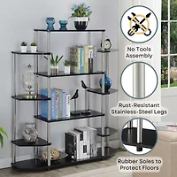 Designs2go Office And Library Collection 10-Shelf Bookcase