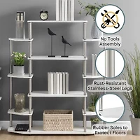 Designs2go Office And Library Collection 10-Shelf Bookcase