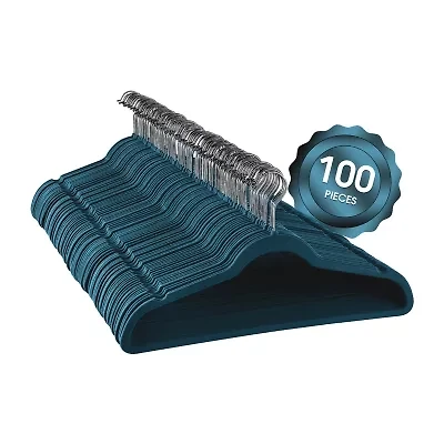 Elama Velvet Slim Profile Heavy Duty Felt -pc. Hangers