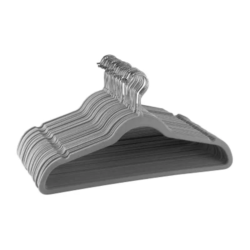 Elama Velvet Slim Profile Heavy Duty Felt 30-pc. Hangers