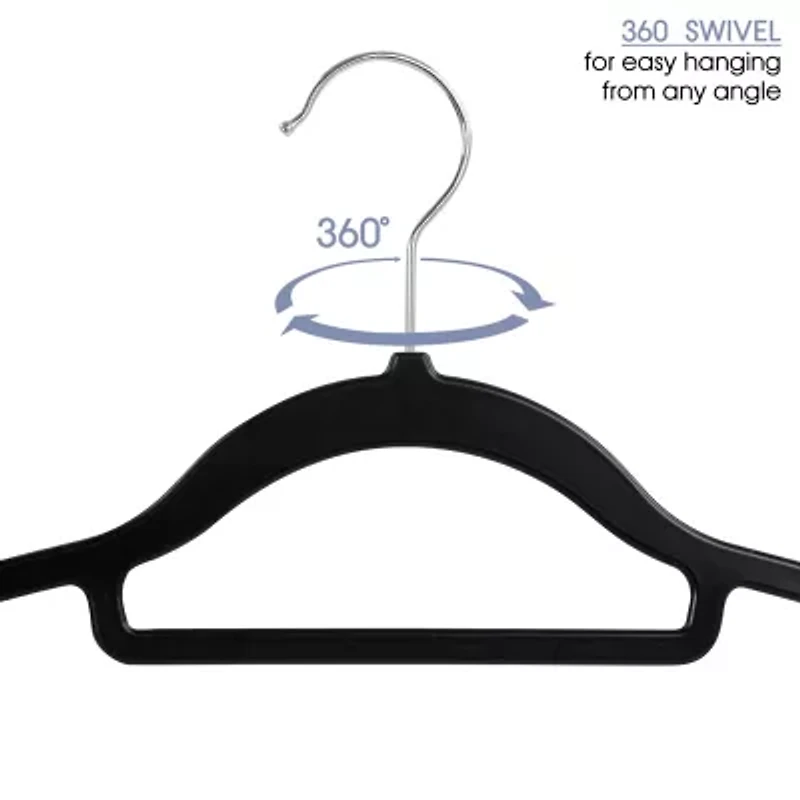 Elama Plastic Non Slip 50-pc. Hangers