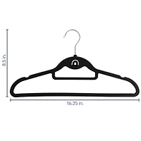 Elama Rubber Non Slip With Hanging Tab 30-pc. Hangers