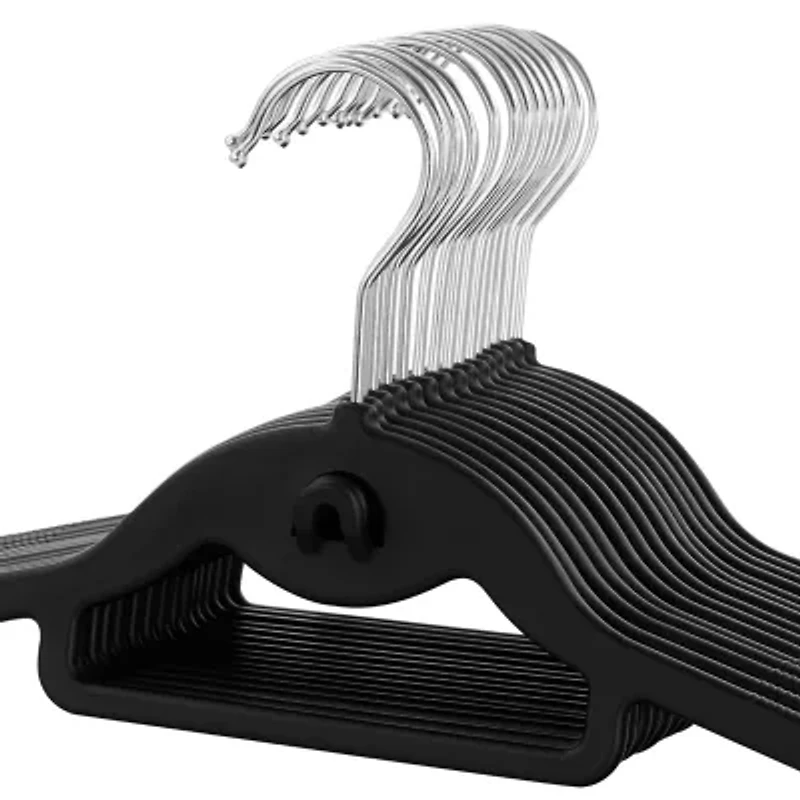 Elama Rubber Non Slip With Hanging Tab 30-pc. Hangers