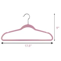 Elama Flocked Velvet 50-pc. Hangers