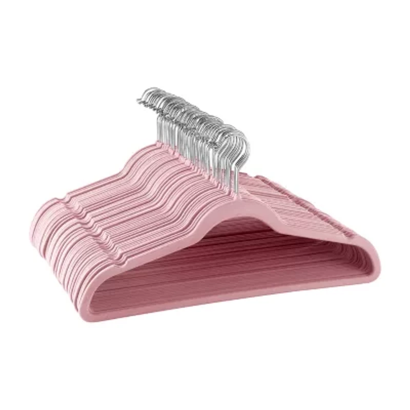 Elama Flocked Velvet 50-pc. Hangers