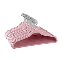 Elama Flocked Velvet 50-pc. Hangers