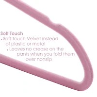 Elama Flocked Velvet 50-pc. Hangers