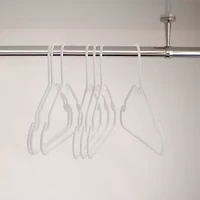 Elama Plastic With Notched Shoulders 50-pc. Hangers