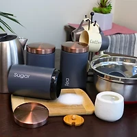MegaChef Essential Kitchen Storage 3-pc. Canister