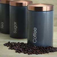 MegaChef Essential Kitchen Storage 3-pc. Canister
