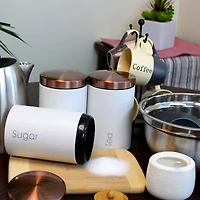 MegaChef Essential Kitchen Storage 3-pc. Canister