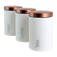 MegaChef Essential Kitchen Storage 3-pc. Canister