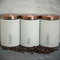 MegaChef Essential Kitchen Storage 3-pc. Canister