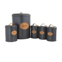 MegaChef Kitchen Food Storage And Organization 5-pc. Canister