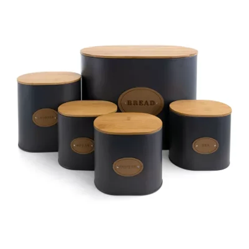 MegaChef Kitchen Food Storage And Organization 5-pc. Canister