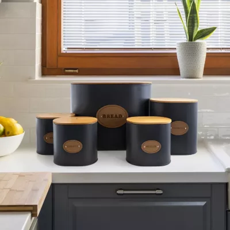 MegaChef Kitchen Food Storage And Organization 5-pc. Canister