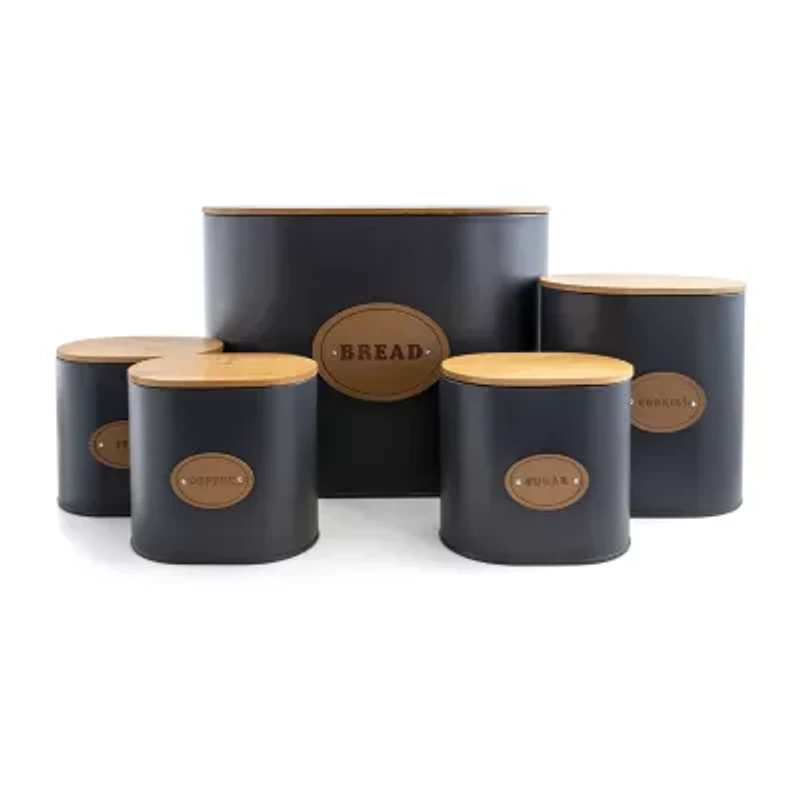 MegaChef Kitchen Food Storage And Organization 5-pc. Canister