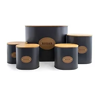 MegaChef Kitchen Food Storage And Organization 5-pc. Canister
