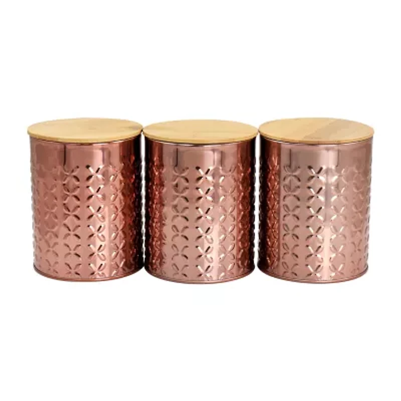 MegaChef Aluminum 3-pc. Canister
