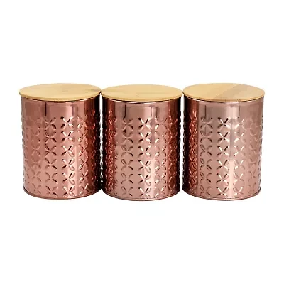 MegaChef Aluminum 3-pc. Canister