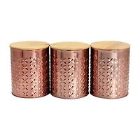 MegaChef Aluminum 3-pc. Canister