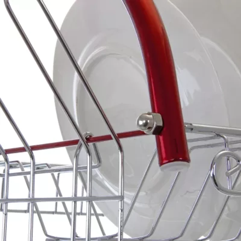 MegaChef 16" Two Shelf Dish Rack