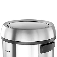 Elama 65 Liter Large 17 Gallon Swing Lid Trash Can